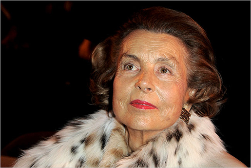 Madame Bettencourt, Loreal heiress, is said to fulfill a “despoiled, but colorful” life.  That's what I would be!